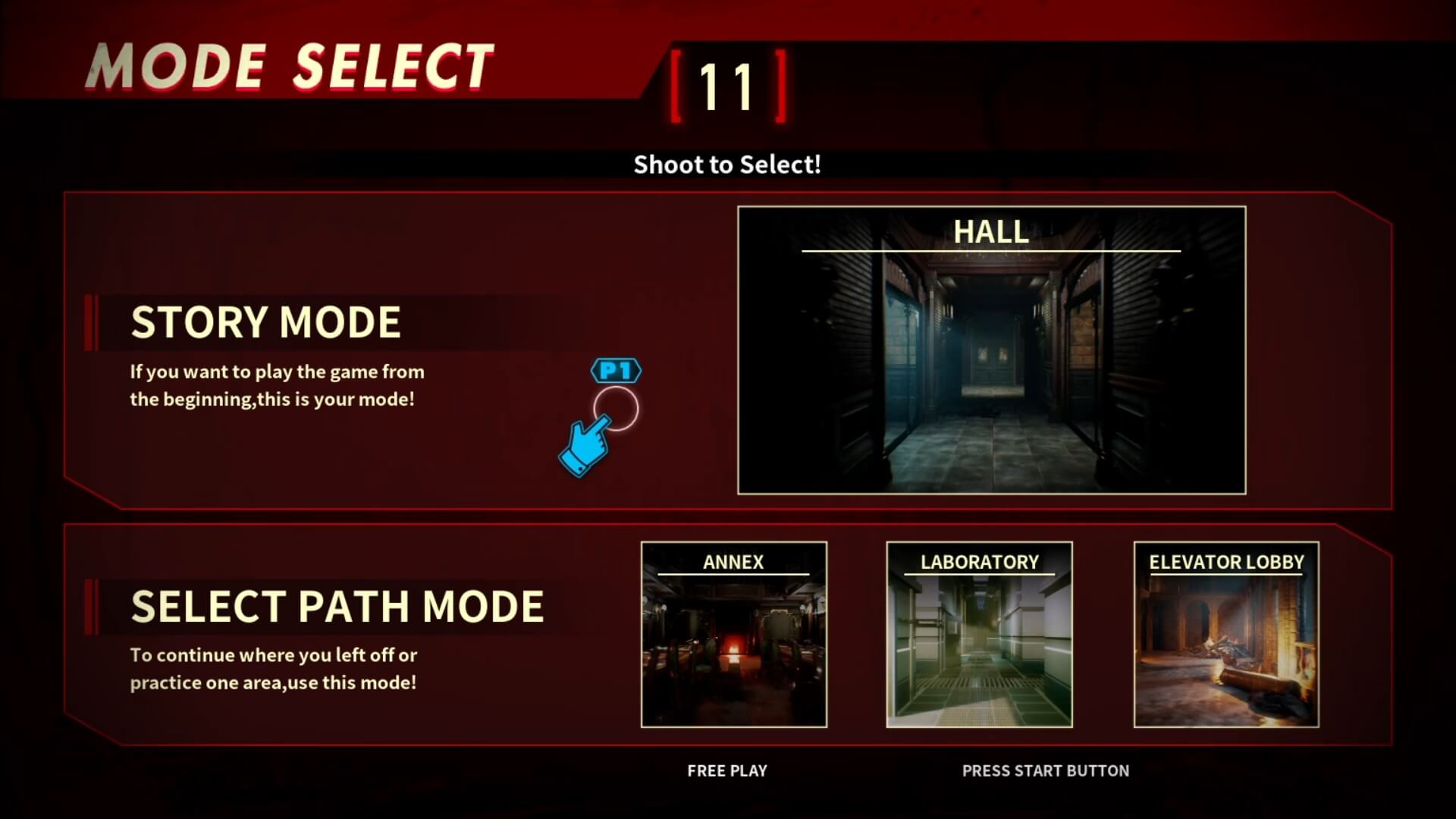 House of the Dead Scarlet Dawn - геймплей игры Arcade